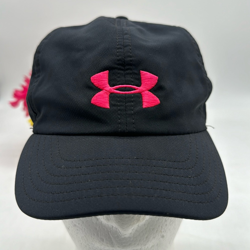 Under Armour Black Pink Women's OSFA Baseball Hat HT5312